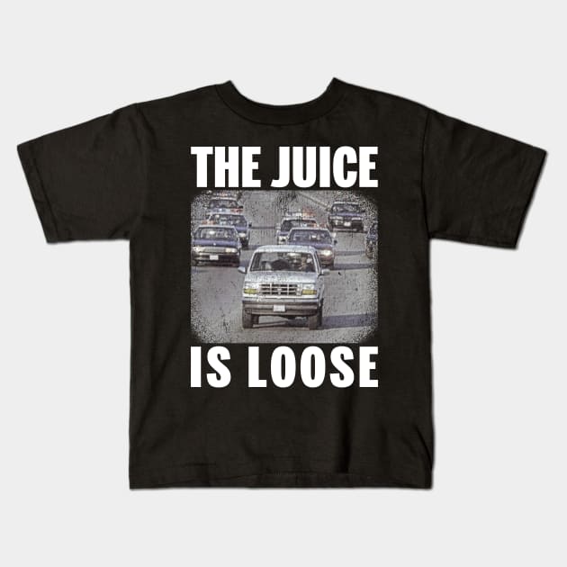 Oj Simpson The Juice Kids T-Shirt by Bada$$Characters